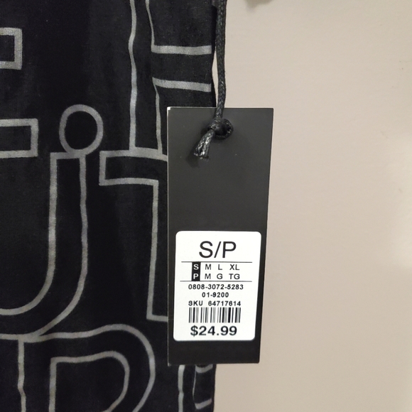 Reflective Allover Text Print Tee - Men's Size S - Sample Piece (NWT) - Picture 6 of 9